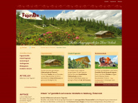 fageralm.com Webseite Vorschau
