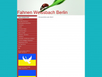 fahnen-weissbach-berlin.de Webseite Vorschau