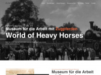 zugpferdemuseum.de Webseite Vorschau