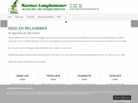 naturstein-langhammer.de Webseite Vorschau