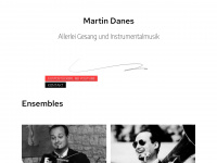 martin-danes.de Webseite Vorschau