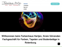 farbenhaus-hartjen.de Webseite Vorschau