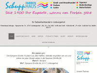 farbenhaus-schupp.de Webseite Vorschau
