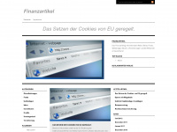finanzartikel.wordpress.com Webseite Vorschau