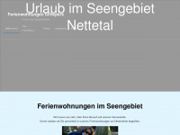 ferien-in-nettetal.de Webseite Vorschau