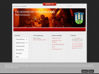 feuerwehr-holzhausen.com Webseite Vorschau