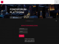 fondsforum.de Webseite Vorschau