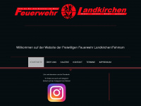 feuerwehr-landkirchen.de Webseite Vorschau
