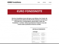 fondsnote.de Webseite Vorschau