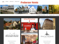 freiberger-hotels.de Webseite Vorschau