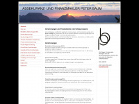 finanzdienst-baum.de Webseite Vorschau