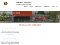 feuerwehr-neuenheim.de Webseite Vorschau