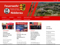 feuerwehr-nidderau.org Webseite Vorschau