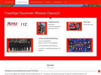 feuerwehr-obersuhl.com Webseite Vorschau