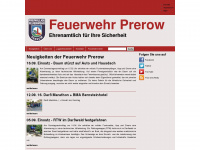feuerwehr-prerow.de Webseite Vorschau