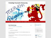 feuerwehr-pruemzurlay.de Webseite Vorschau
