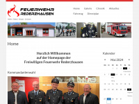 feuerwehr-rederzhausen.de Webseite Vorschau