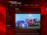 feuerwehr-schwarzbach.org Webseite Vorschau