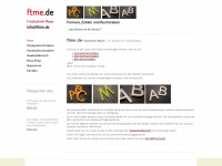 ftme.de Webseite Vorschau