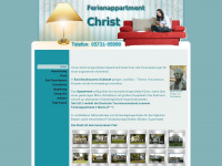 ferienappartment-christ.de Webseite Vorschau