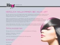 haar-art.com Webseite Vorschau