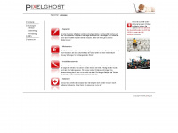 pixelghost.com Webseite Vorschau