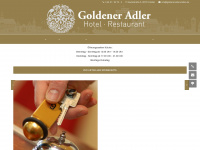 goldener-adler-emden.de Webseite Vorschau