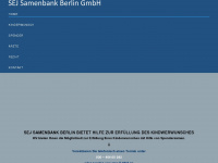 samenbank-berlin.de Webseite Vorschau