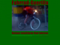 fahrrad-guerilla.de Webseite Vorschau