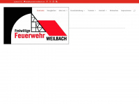 feuerwehr-weilbach.de Webseite Vorschau