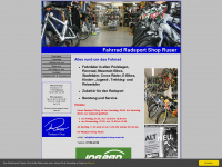 fahrrad-radsport-shop-ruser.de Webseite Vorschau