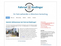 fahrrad-riedlinger.de Webseite Vorschau