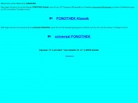fonothek.de Webseite Vorschau