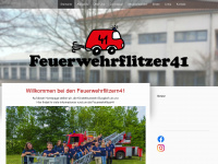 feuerwehrflitzer41.de Webseite Vorschau