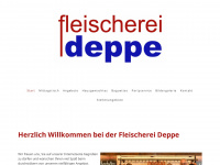 fleischerei-deppe.de Webseite Vorschau