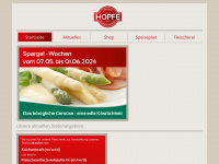 fleischerei-hopfe.de Webseite Vorschau