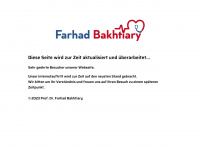 farhad-bakhtiary.de Webseite Vorschau