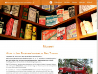feuerwehrmuseum-neu-tramm.de Webseite Vorschau