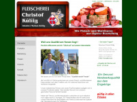 fleischerei-kuellig.de Webseite Vorschau