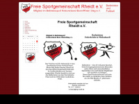 freie-sportgemeinschaft-rheidt.de Webseite Vorschau