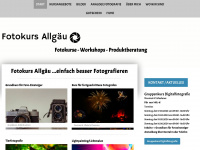 fotokurs-allgaeu.de Webseite Vorschau