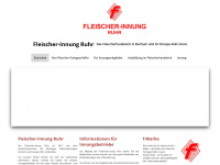 fleischerinnung-bochum.de Webseite Vorschau