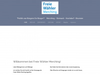 freie-waehler-merching.de Webseite Vorschau