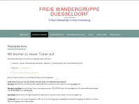 freie-wandergruppe-duesseldorf.de Webseite Vorschau
