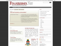 finanzkrisen.net Webseite Vorschau