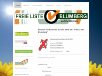 freieliste-blumberg.de Webseite Vorschau