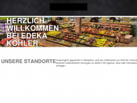 edeka-kohler.de Webseite Vorschau