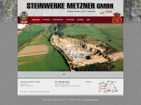 steinwerke-metzner.de Webseite Vorschau