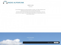 radio-alpenfunk.de Webseite Vorschau