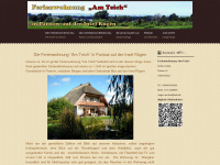 fewo-amteich.de Webseite Vorschau